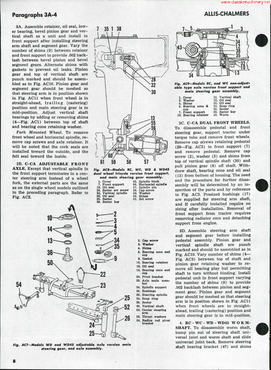 Allis Chalmers Model B Tractor Workshop Service Repair preview img 7