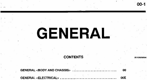 1997-2002 Mitsubishi Mirage Service Repair manual preview img 1
