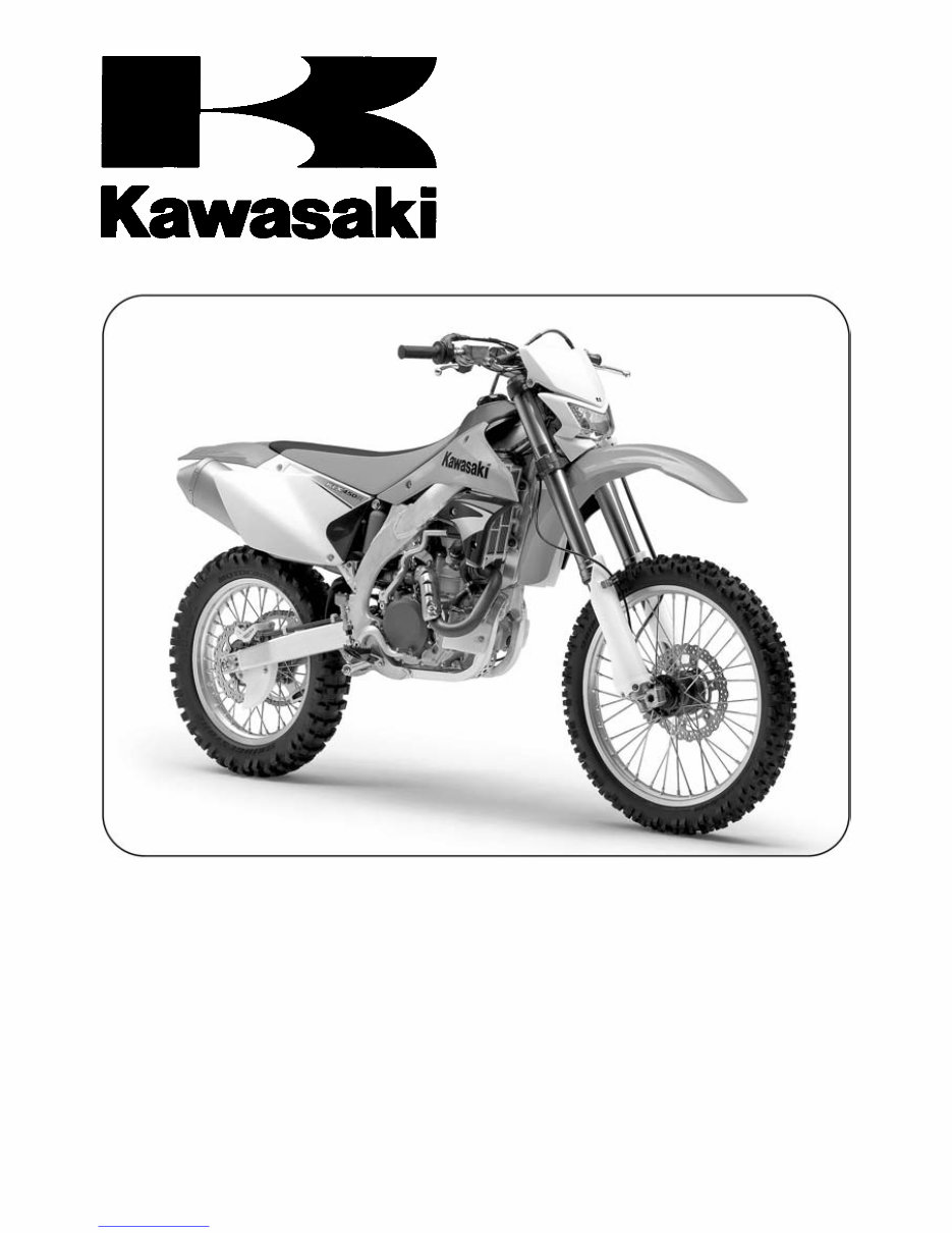2008-2011 Kawasaki KLX450R KLX450 R Service & Repair Manual preview img 1