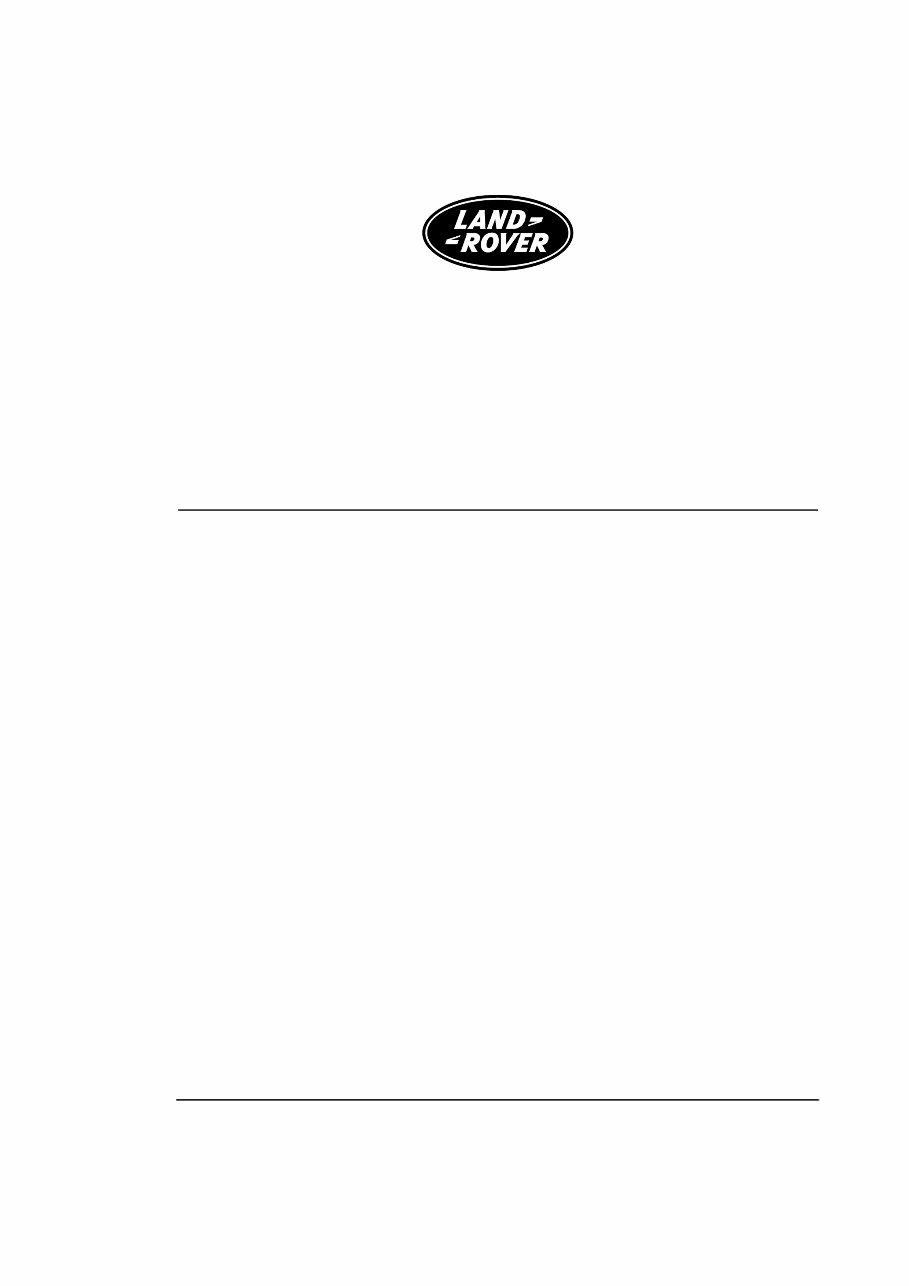 Land Rover DISCOVERY COMPLETE Workshop Repair Manual preview img 2