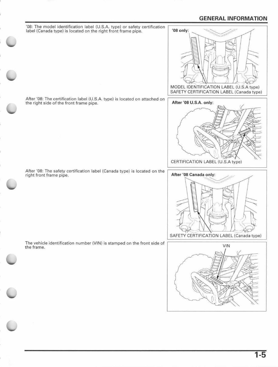 HONDA TRX450R / TRX450ER Service & Repair Manual (2004 2005 2006) - ! preview img 9