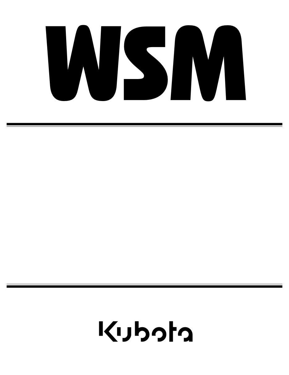 Kubota V1903 Engine Repair Service Manual preview img 1