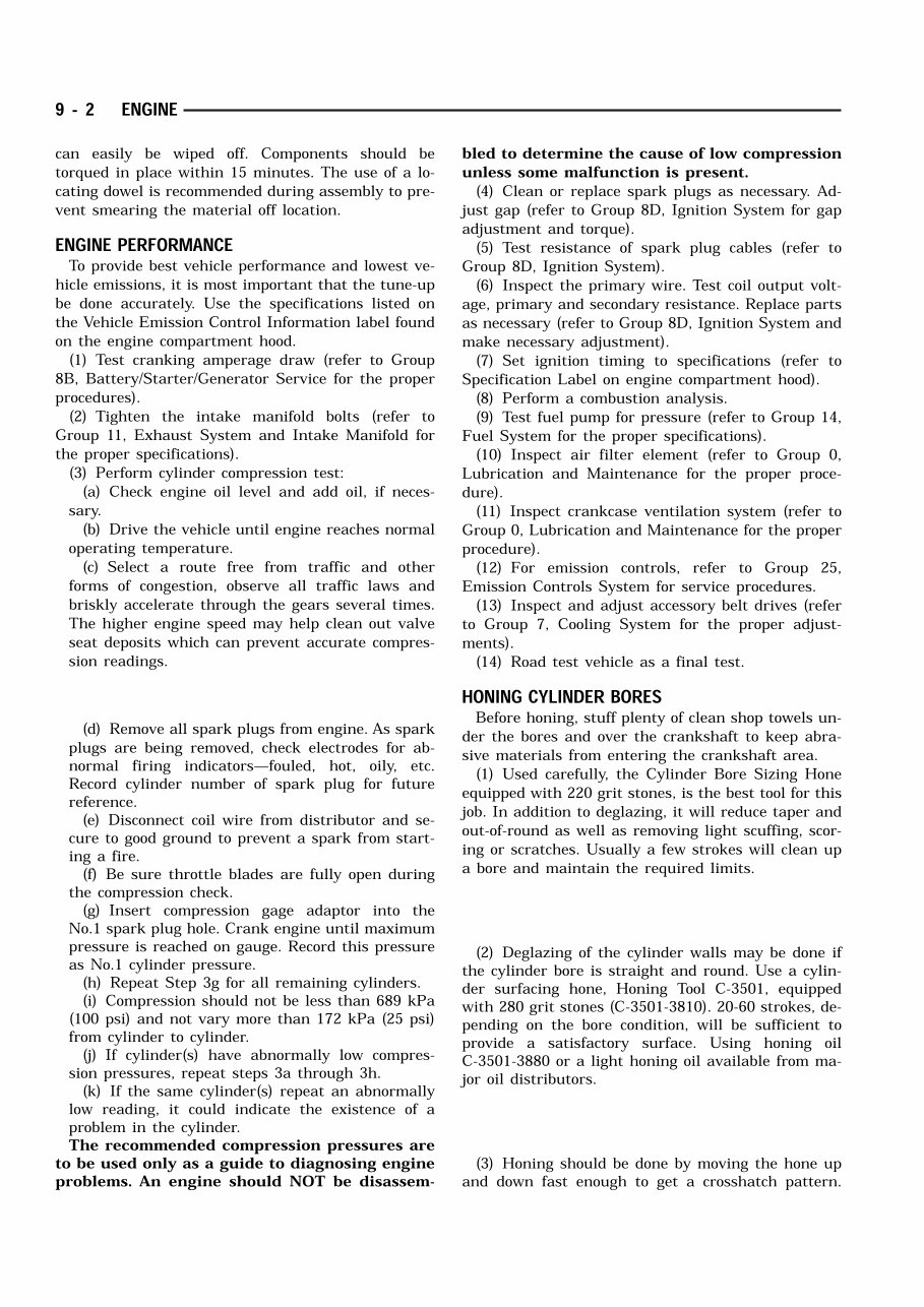 1991-1996 Dodge Dakota Service & Repair Manual preview img 2