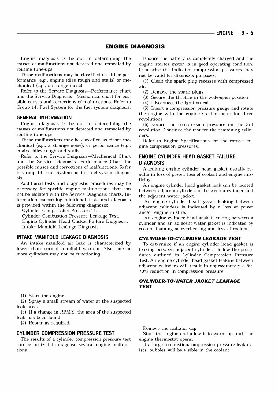 1991-1996 Dodge Dakota Service & Repair Manual preview img 5