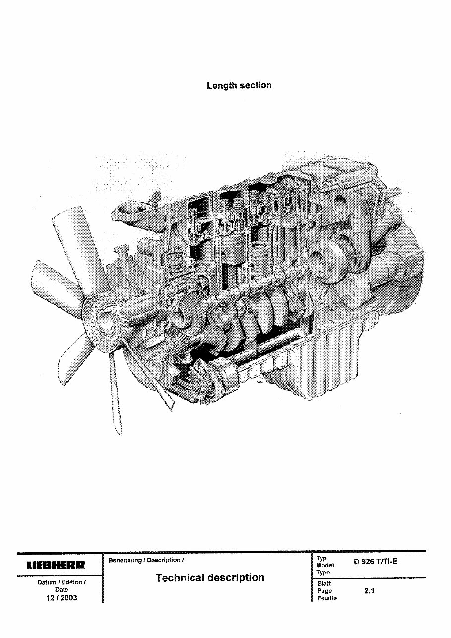 Liebherr D904, D906, D914, D916, D924, D926 Diesel Engines Service Repair Workshop Manual preview img 9