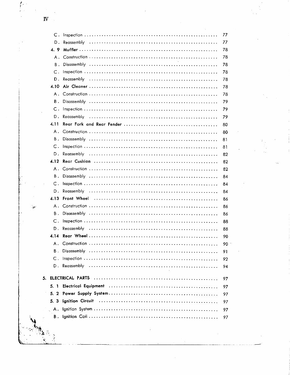 1968-1973 HONDA 250-350 (CB250, CL250, CB350, CL350, SL350) Motorcycle Workshop Repair & Service Manual preview img 9