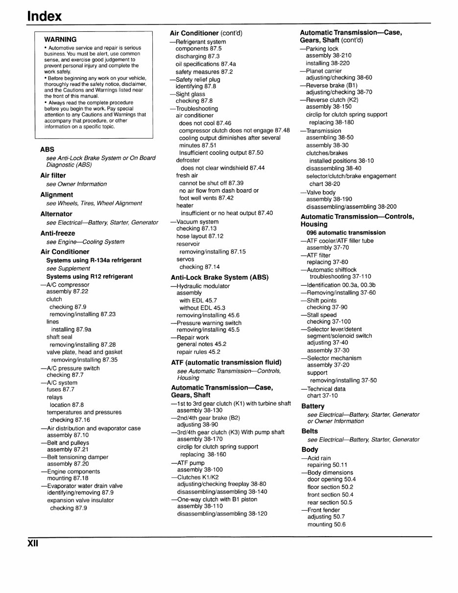 1990-1994 Volkswagen Corrado (incl. G60, VR6 and SLC) Workshop Repair Service Manual BEST preview img 7