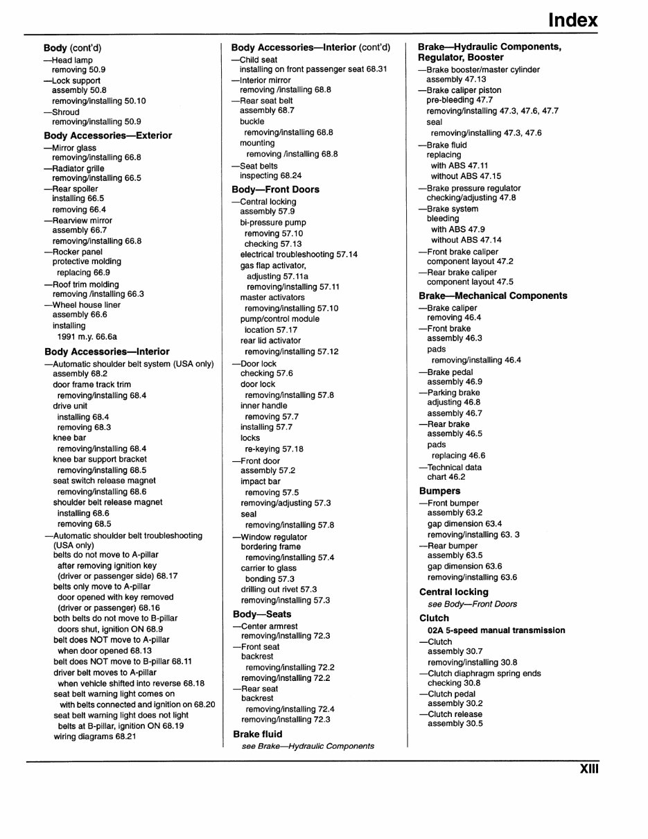 1990-1994 Volkswagen Corrado (incl. G60, VR6 and SLC) Workshop Repair Service Manual BEST preview img 8