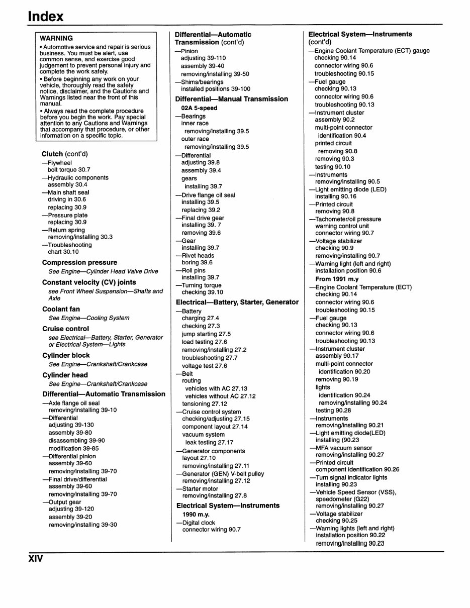 1990-1994 Volkswagen Corrado (incl. G60, VR6 and SLC) Workshop Repair Service Manual BEST preview img 9