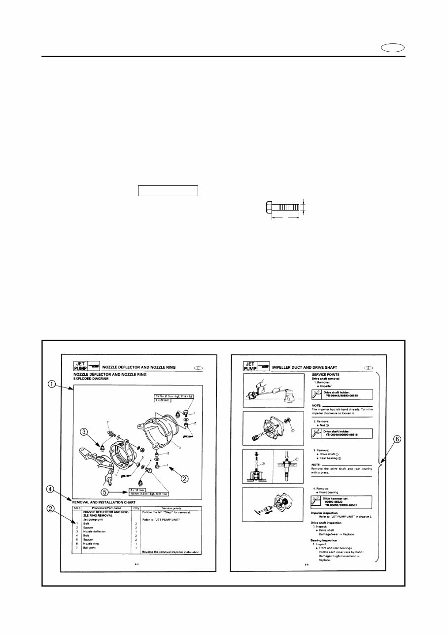YAMAHA GP1200R WAVERUNNER Service & Repair Manual (2000 2001 2002) - ! preview img 5