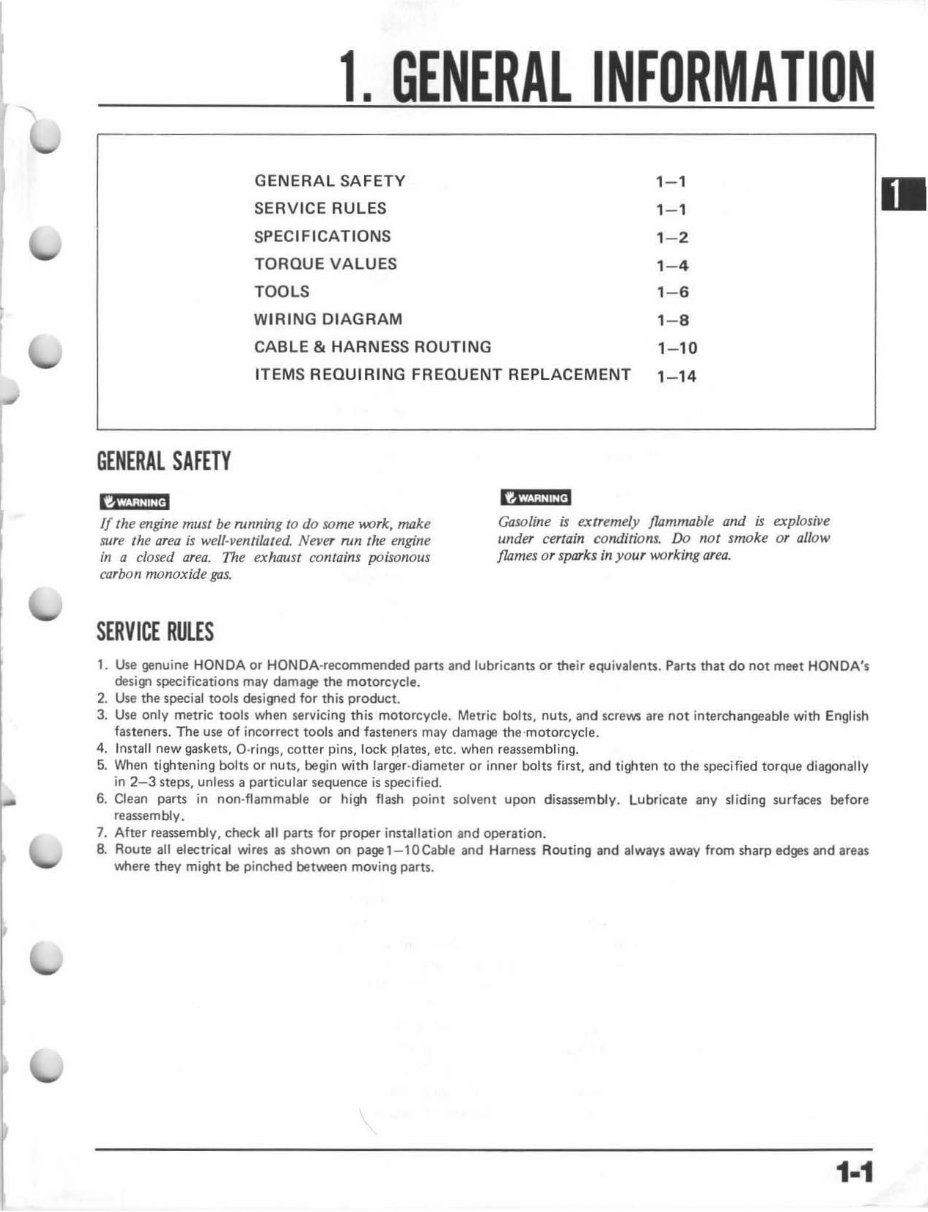 1984-1985 XR200R XR250R Service & Repair Manual preview img 7