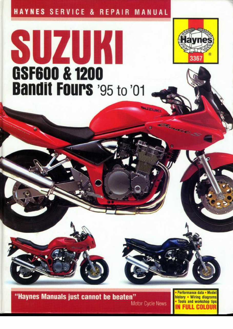 2001 Suzuki Bandit GSF1200 Service & Repair Manual preview img 1