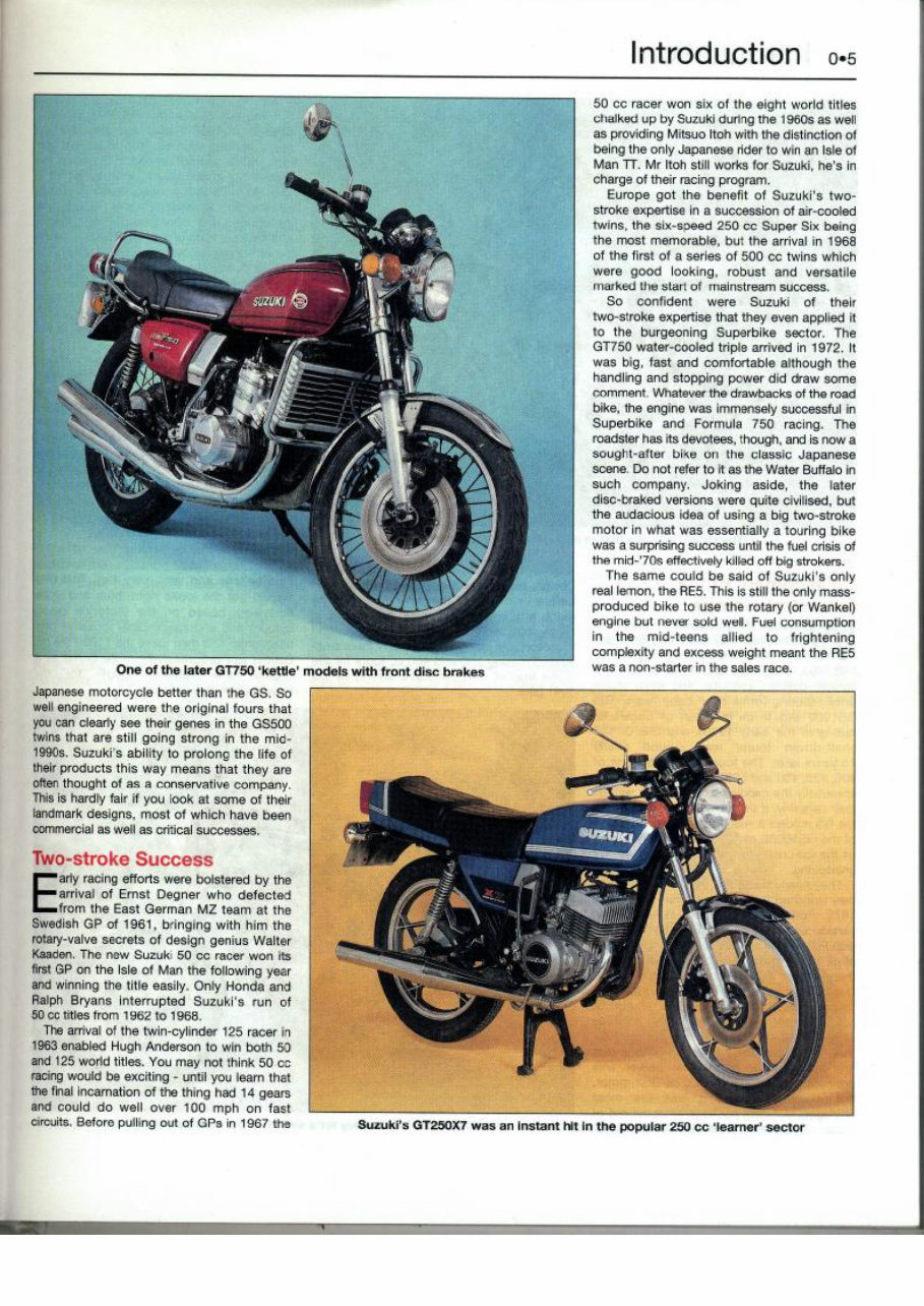 2001 Suzuki Bandit GSF1200 Service & Repair Manual preview img 6