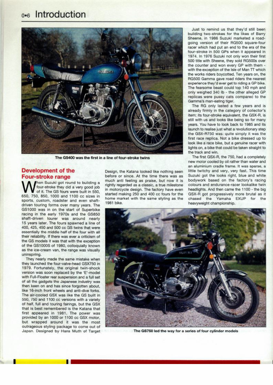 2001 Suzuki Bandit GSF1200 Service & Repair Manual preview img 7