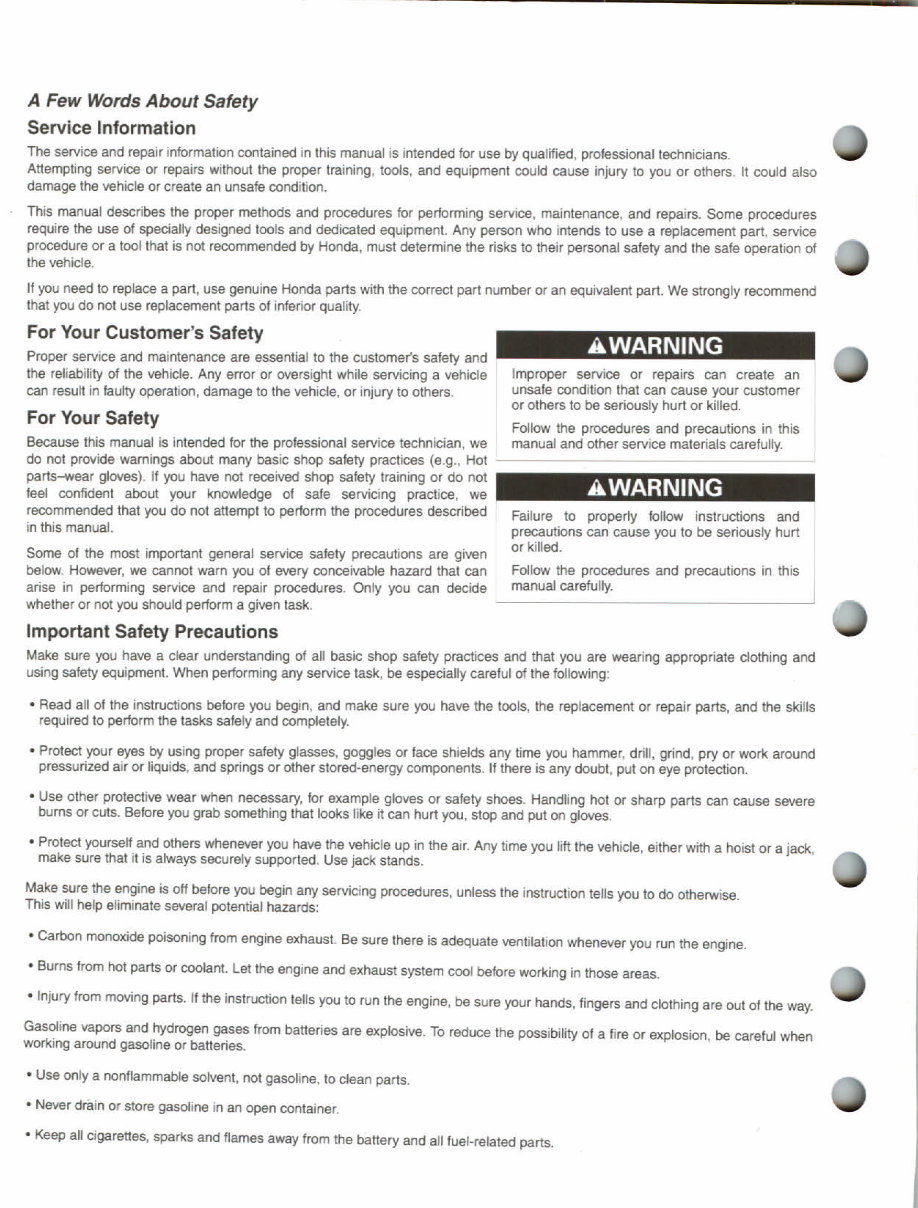 2004-2012 CRF250X Service & Repair Manual preview img 2