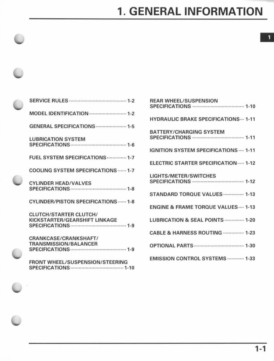 2004-2012 CRF250X Service & Repair Manual preview img 5