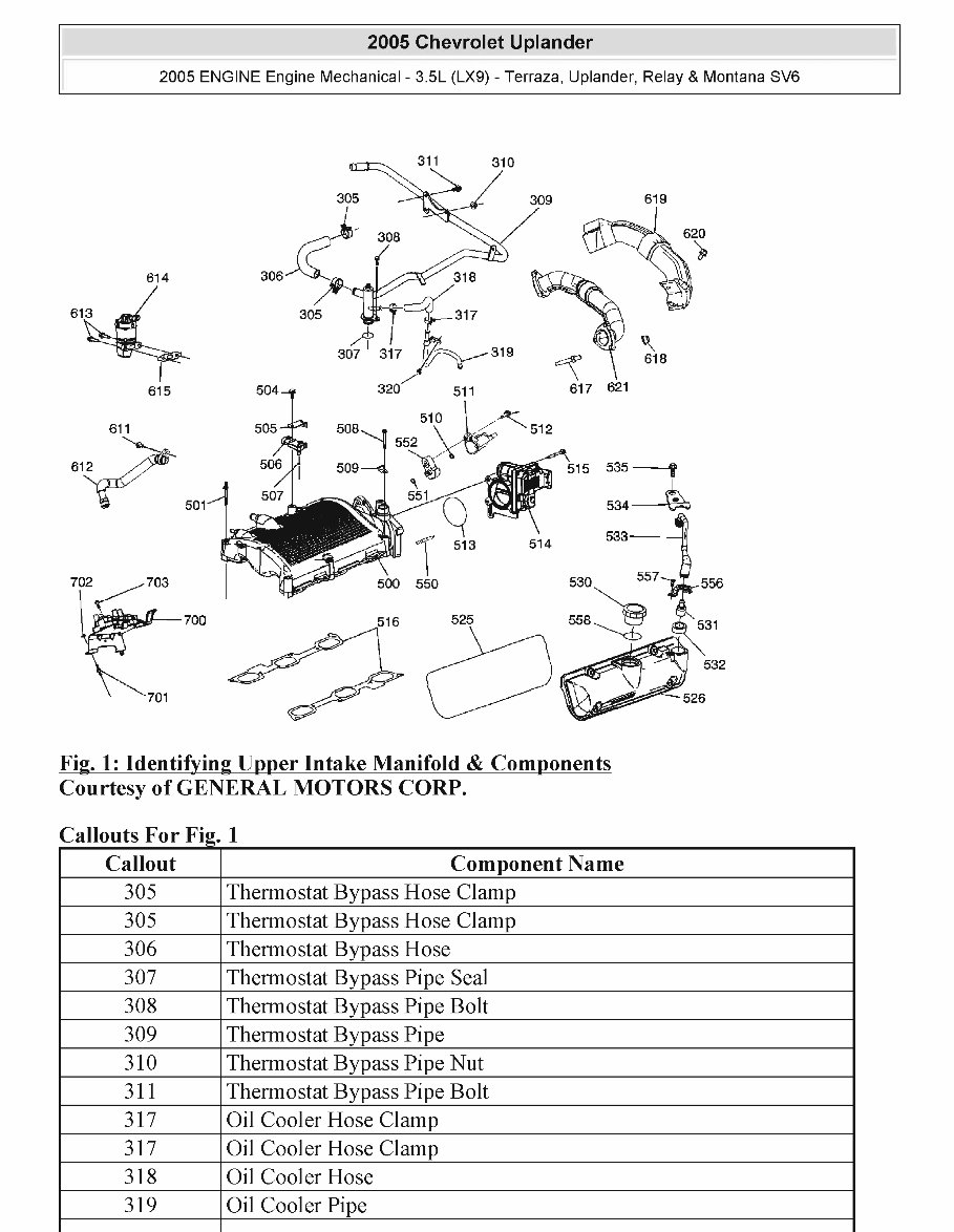 2008 Chevrolet Uplander Service & Repair Manual Software preview img 9