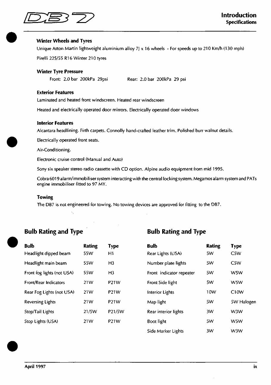 1994-1999 Aston Martin DB7 OEM Service & Repair Manual (+ Parts Catalog) preview img 9