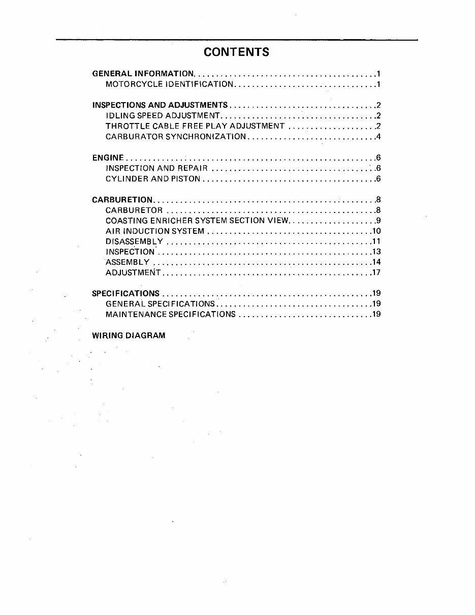 1985-1999 Yamaha Virago XV700/750/1000/1100 Service & Repair Manual preview img 6