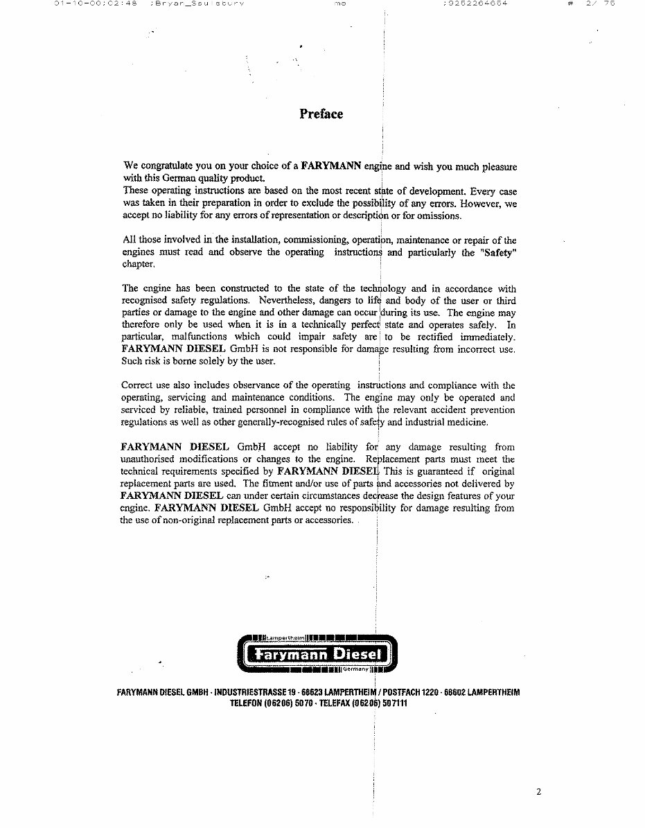 Farymann Diesel Engine Service Repair Manual preview img 2