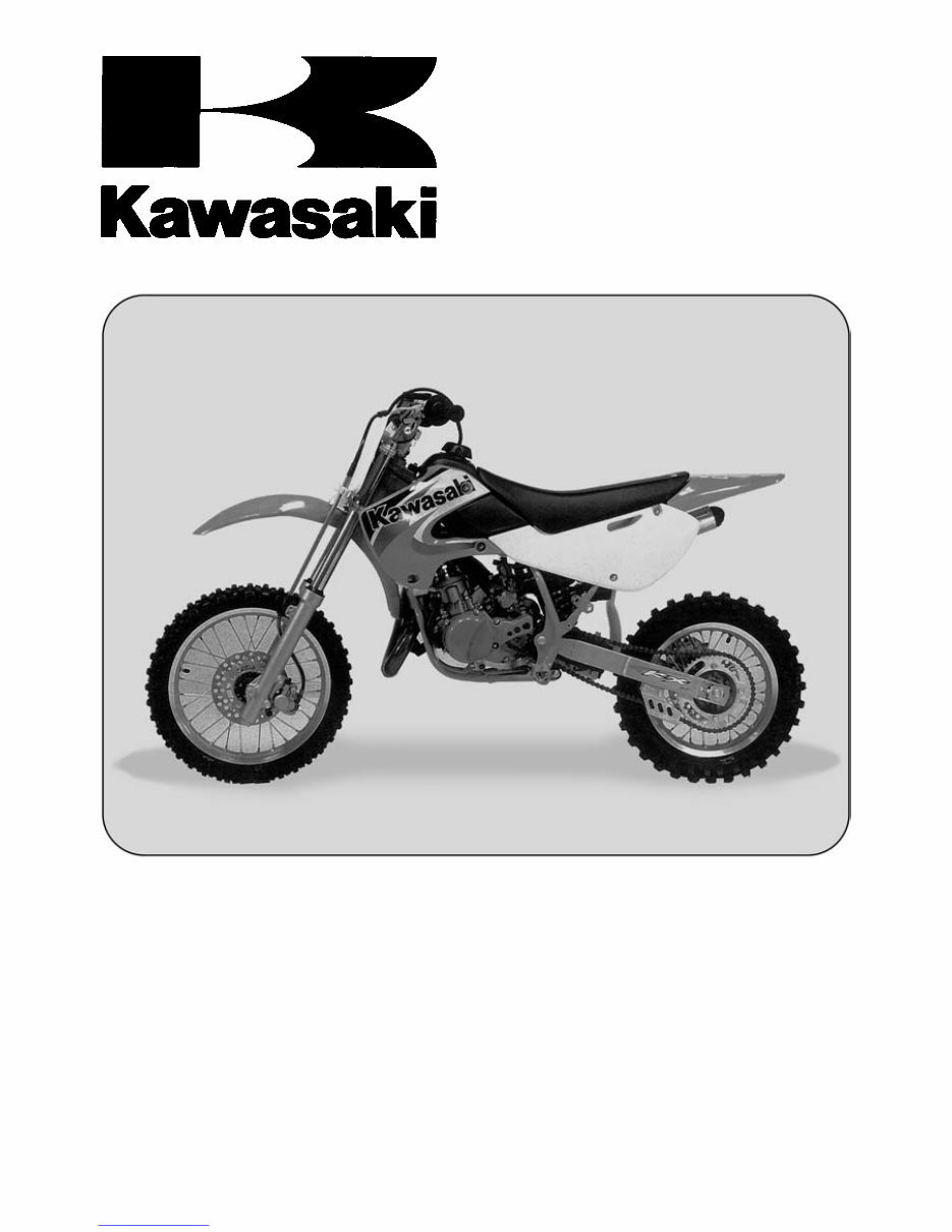 2000-2011 Kawasaki KX65 Workshop Motorcycle Servcie Repair Manual 2000 2001 2002 2003 2004 2005 2006 2007 2008 2009 201 preview img 1