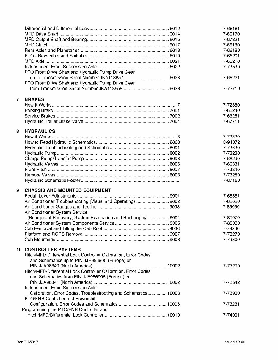 Case MX100 MX110 MX120 MX135 Tractor Service Workshop Manual - preview img 3