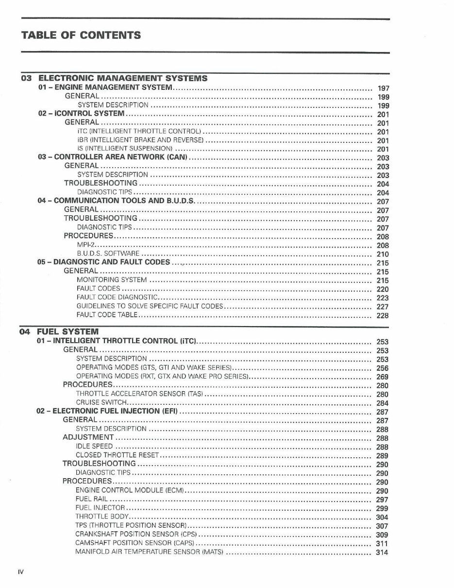 2010-2011 Seadoo GTS GTI RXT GTX WAKE Series Service & Repair Manual preview img 6