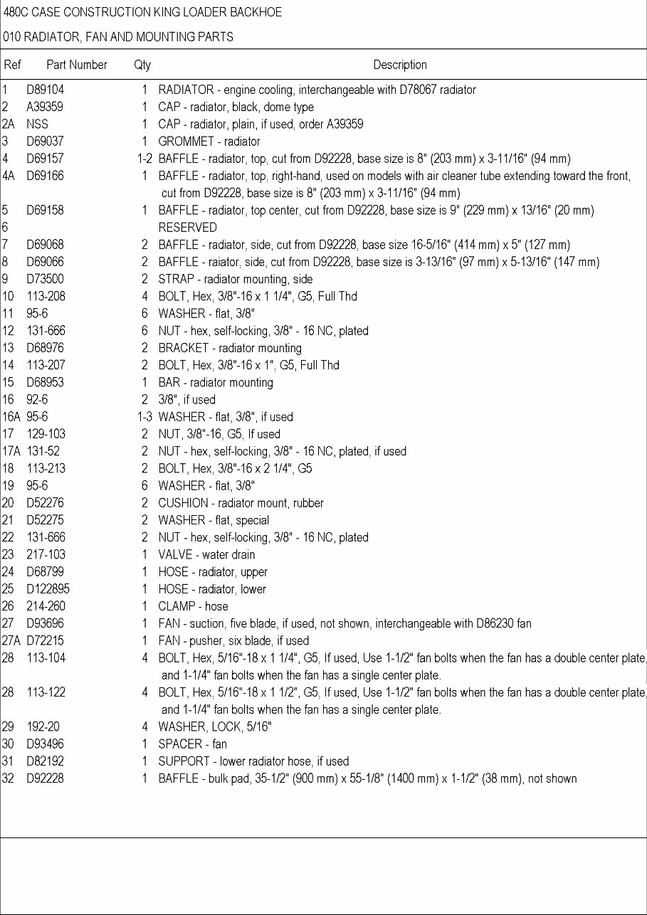Case 480C Tractor Backhoe Loader Illustrated Parts Manual Catalog - preview img 6