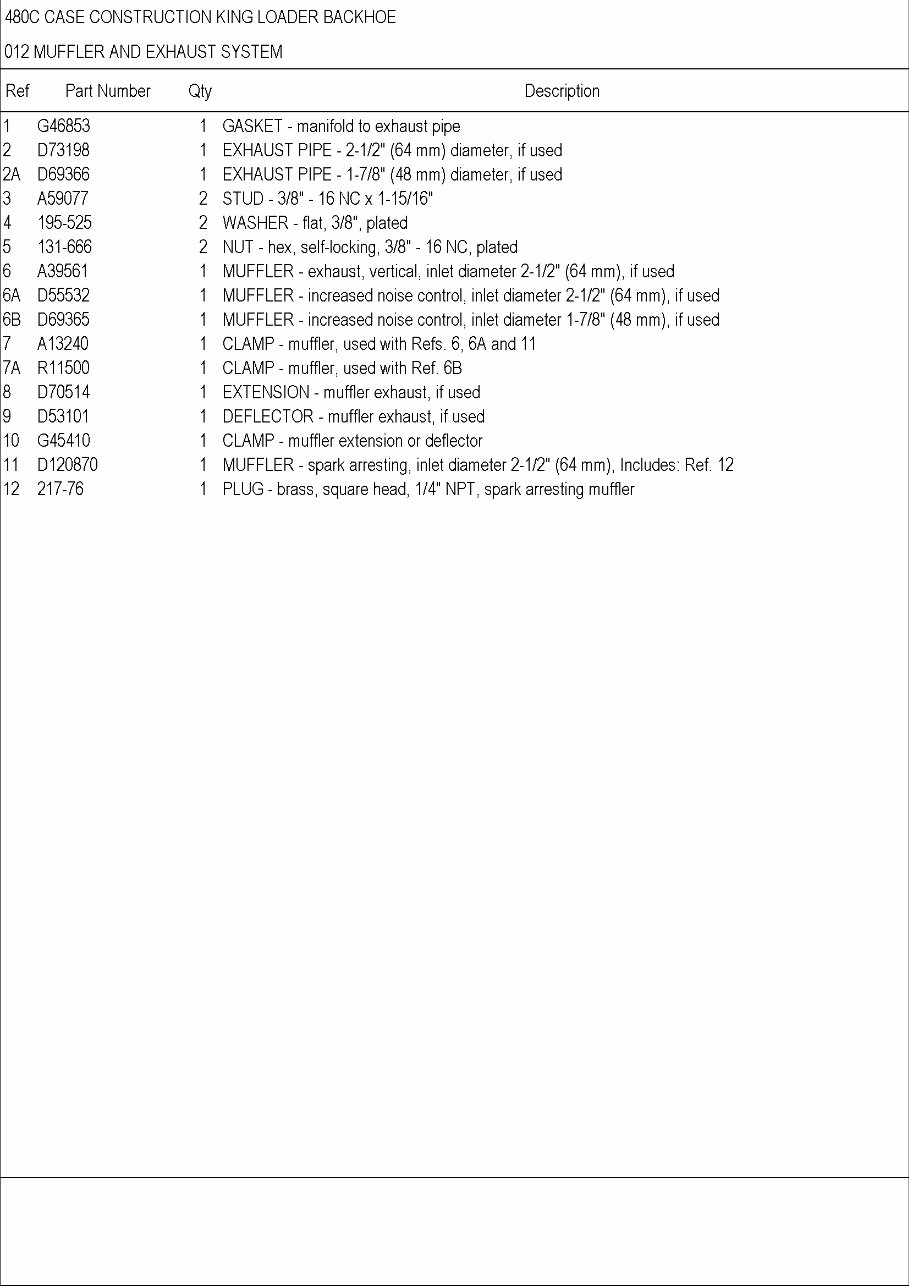 Case 480C Tractor Backhoe Loader Illustrated Parts Manual Catalog - preview img 9