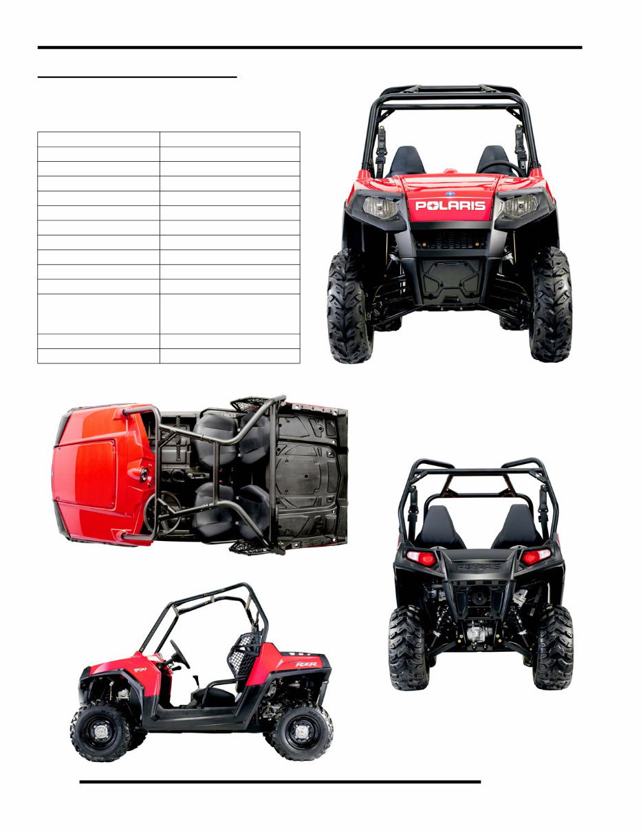POLARIS RANGER RZR 800 ATV Service Repair Manual 2008 preview img 7