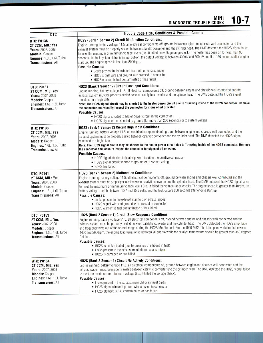 2007-2010 MINI Cooper & MINI Cooper S Service & Repair Manual preview img 7