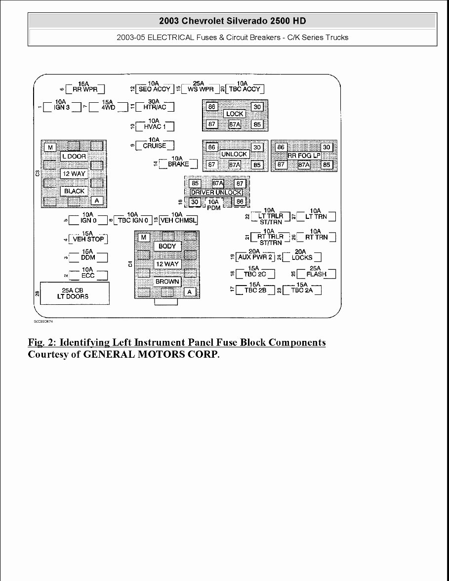 2001 Chevrolet Silverado 2500 HD Service & Repair Manual preview img 3