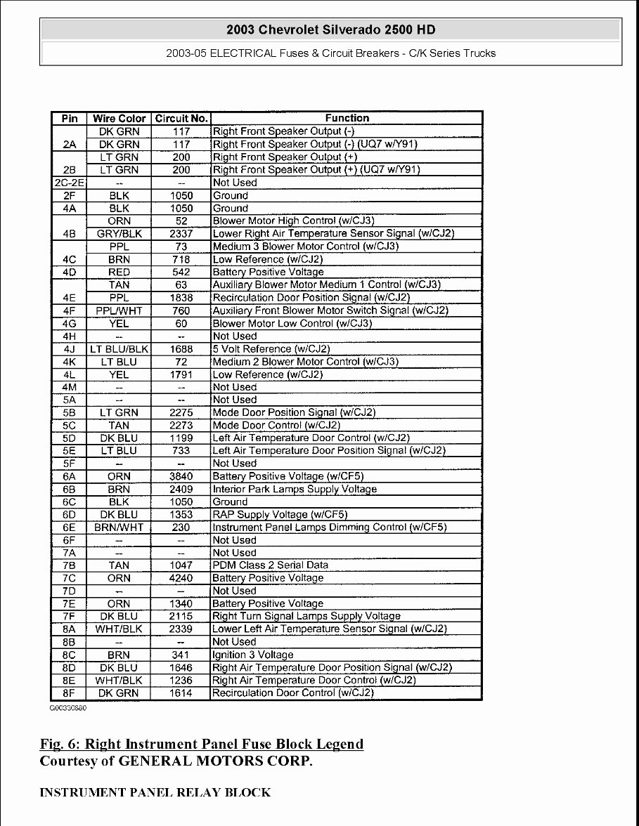 2001 Chevrolet Silverado 2500 HD Service & Repair Manual preview img 7