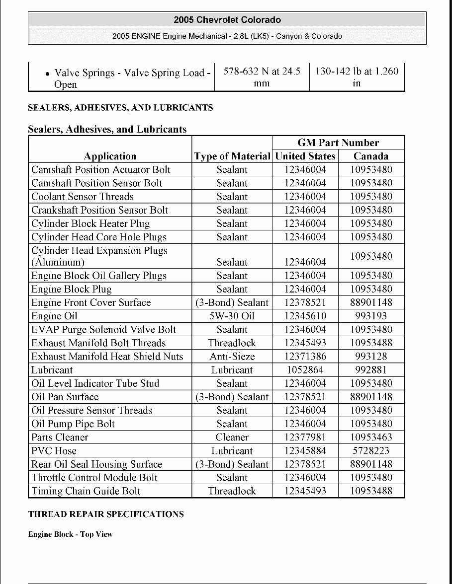 2005 Chevrolet Colorado Service & Repair Manual preview img 7