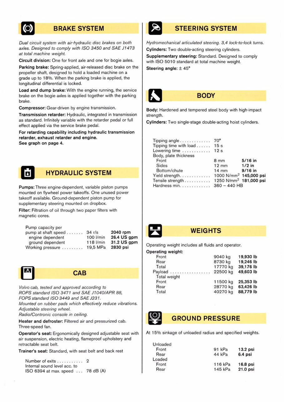 Volvo A25C 6x6 Articulated Dump Truck OEM Service & Repair Manual preview img 3