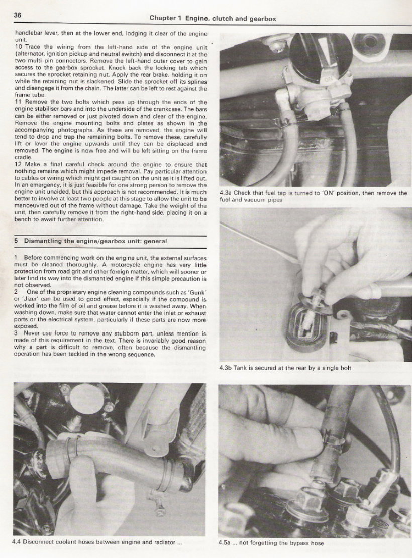 Yamaha RD350 LC2 N F N2 F2 1983-1986 Repair Service Manual preview img 5