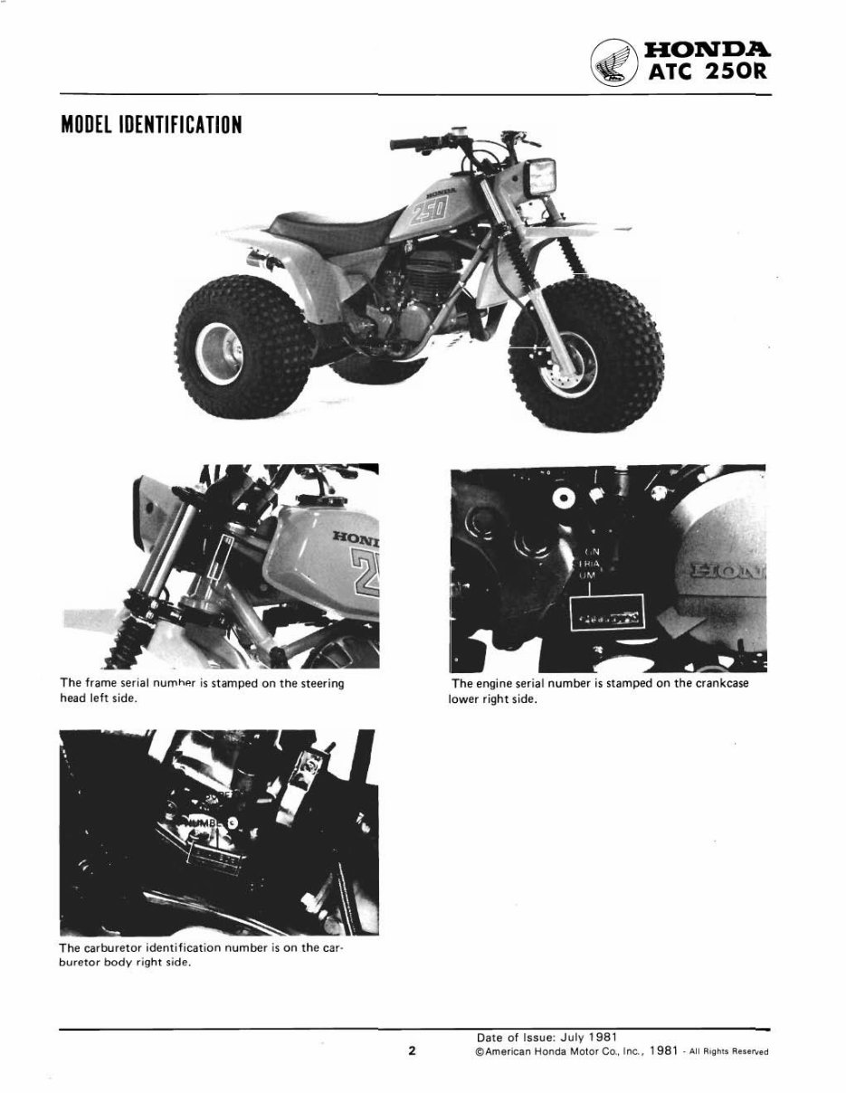 1981-1984 Honda ATC 250R Service & Repair Manual preview img 4