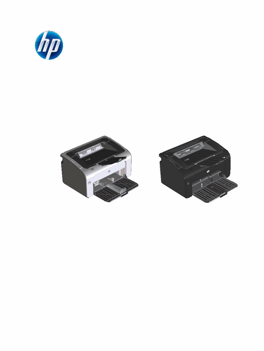 HP LaserJet Professional P1100 Series Printer Service manual preview img 1