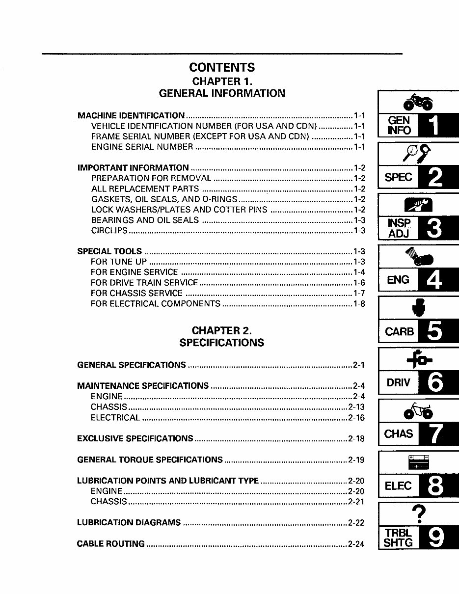 1993-1998 Yamaha Kodiak 400 (YFM400FW/YFM400FWE) ATVs OEM Service & Repair Manual preview img 6