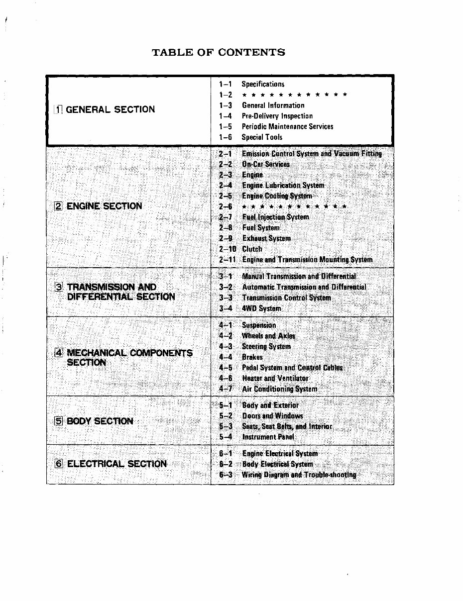 1985-1991 Subaru XT Service & Repair Manual preview img 3