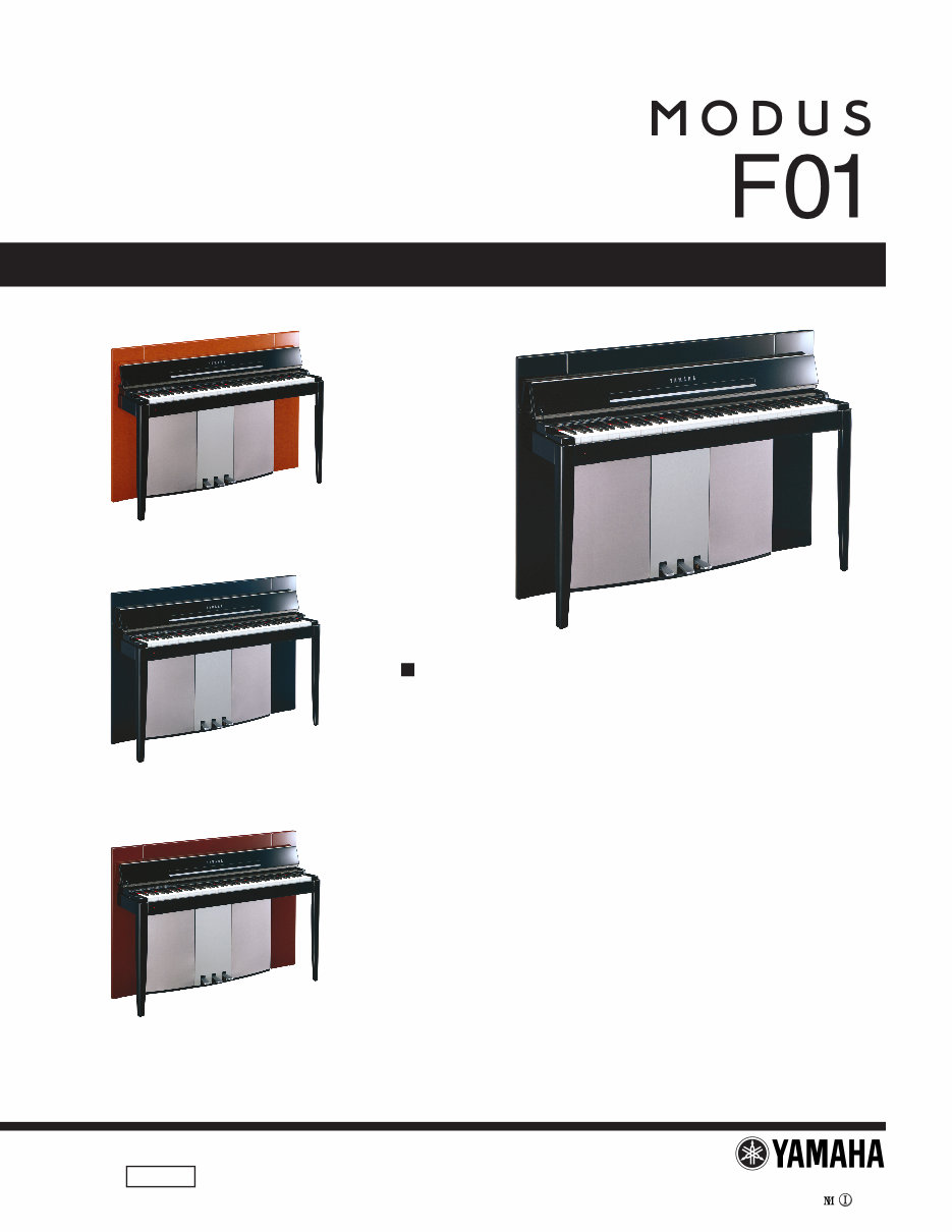 Yamaha Modus F01 Series Piano Service Manual & Repair Guide preview img 1