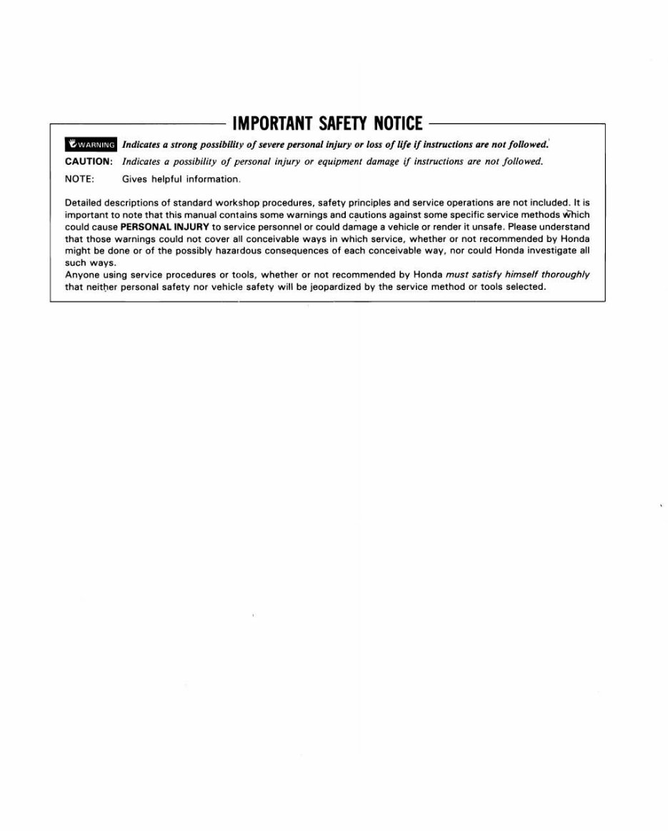 1985-1986 HONDA ATC 350x 3-Wheeler Service Repair Manual ATC350 - IMPROVED - preview img 2