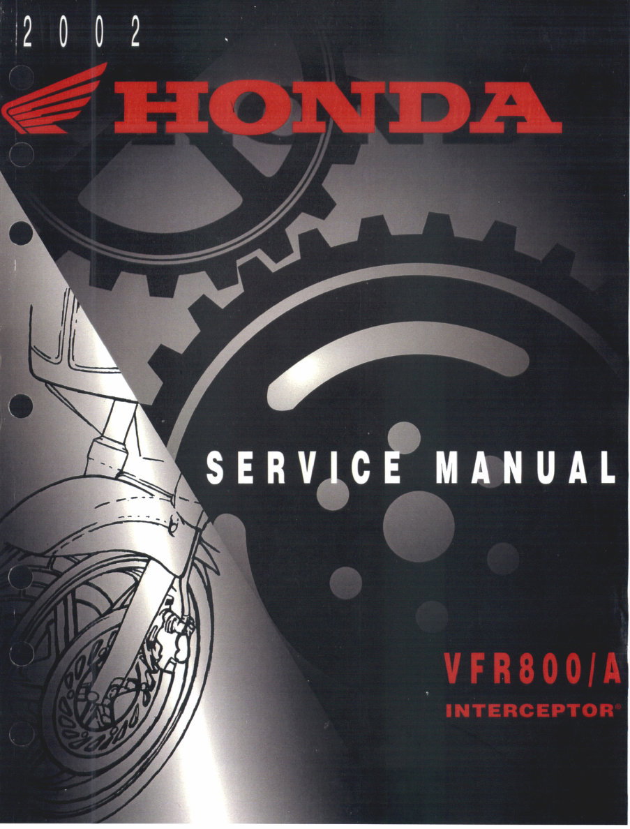 2002-2006 Honda VFR800 Service & Repair Manual preview img 1