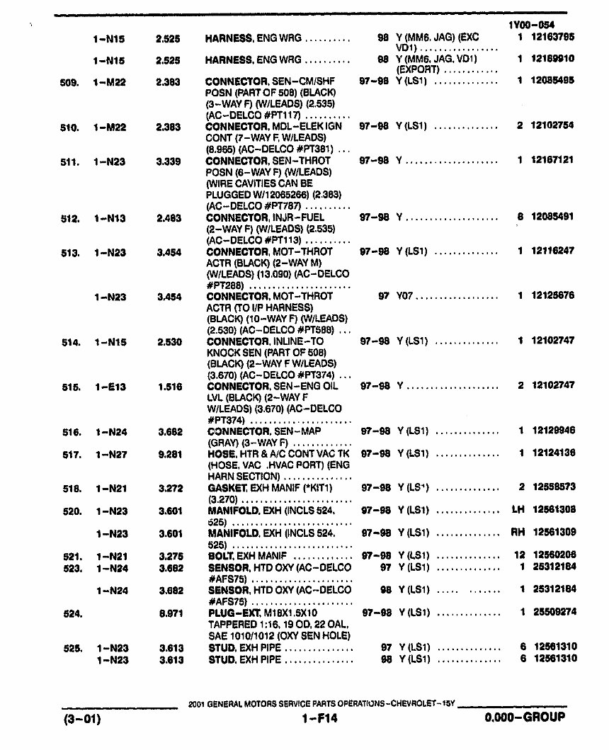 1997-2002 Corvette C5 Parts Catalog preview img 9