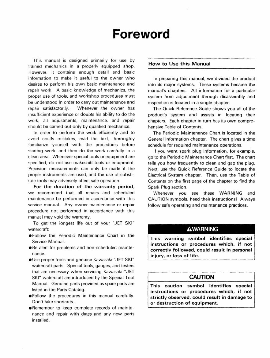 1996-2002 Kawasaki JetSki 1100Zxi JH1100 Factory Service Repair Manual preview img 4