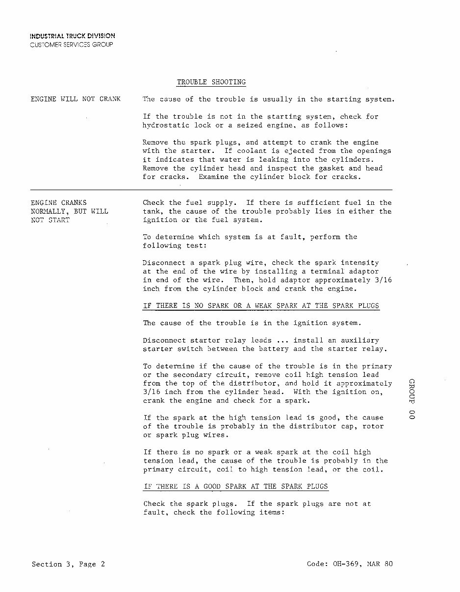 Clark C500 Forklift OEM Overhaul Manual preview img 6