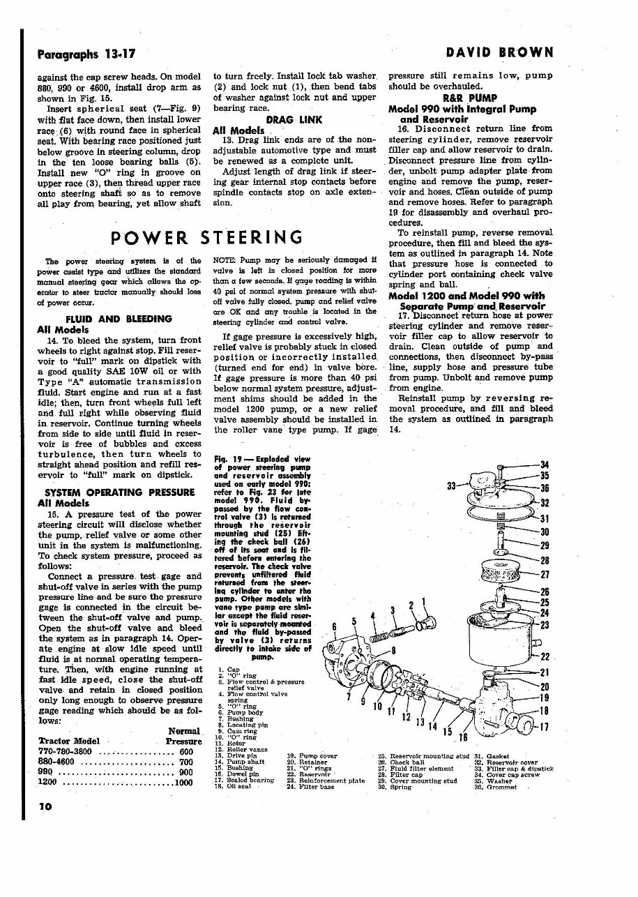 David Brown 770 780 880 990 3800 4600 Vintage Tractor Complete Workshop Service Repair Manual preview img 10