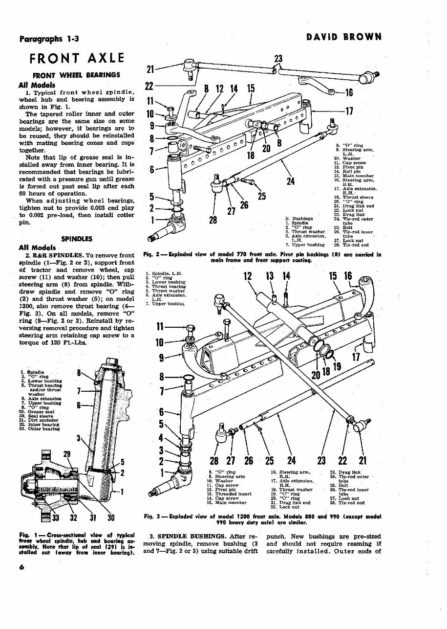 David Brown 770 780 880 990 3800 4600 Vintage Tractor Complete Workshop Service Repair Manual preview img 6