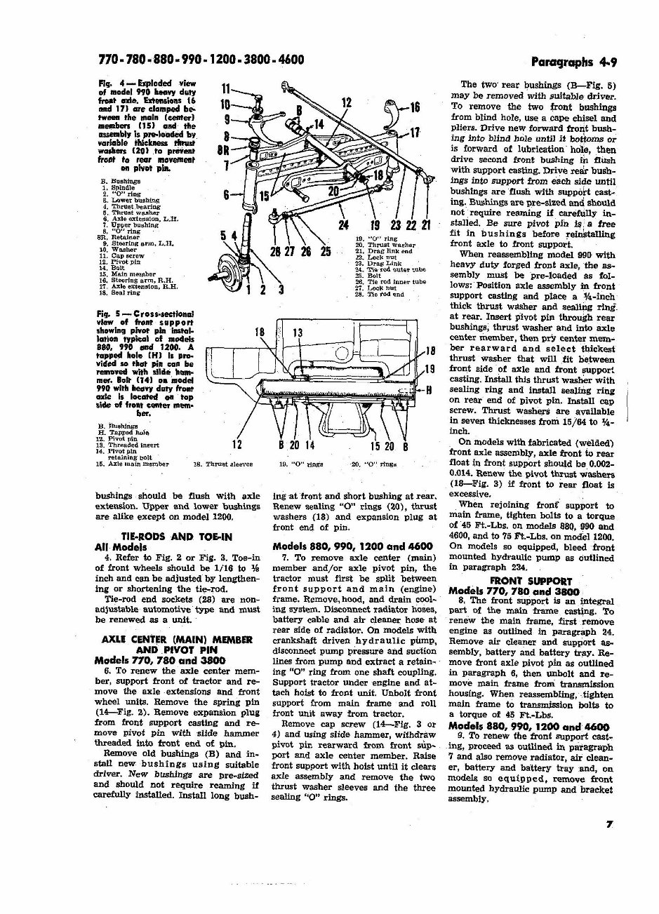 David Brown 770 780 880 990 3800 4600 Vintage Tractor Complete Workshop Service Repair Manual preview img 7