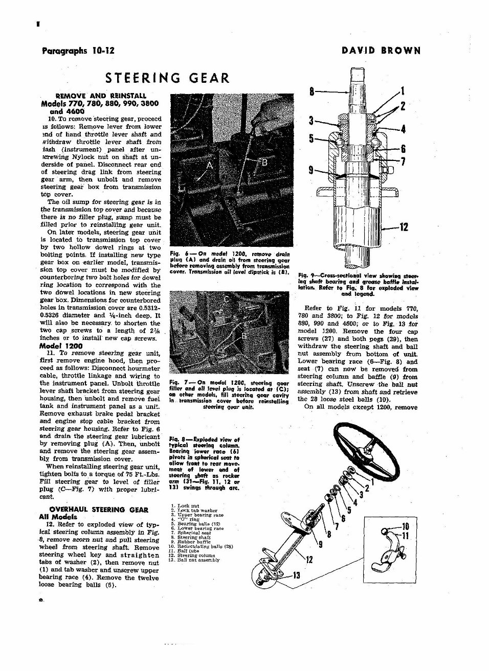David Brown 770 780 880 990 3800 4600 Vintage Tractor Complete Workshop Service Repair Manual preview img 8